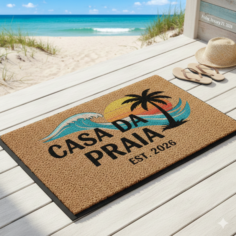 Capachos Personalizados: Ideias para Renovar a Entrada da Sua Casa com Elegância