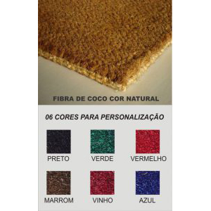Tabela de cor fibra de coco
